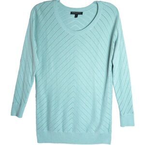 Banana Republic Women's Size S Sweater Mint Green Lightweight Pullover Knit
